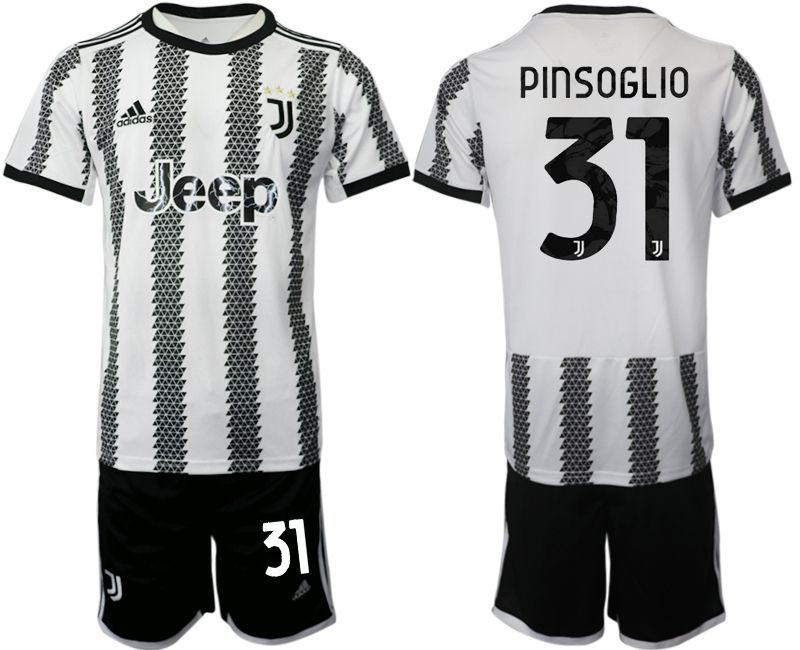 Men 2022-2023 Club Juventus FC home white #31 Soccer Jersey